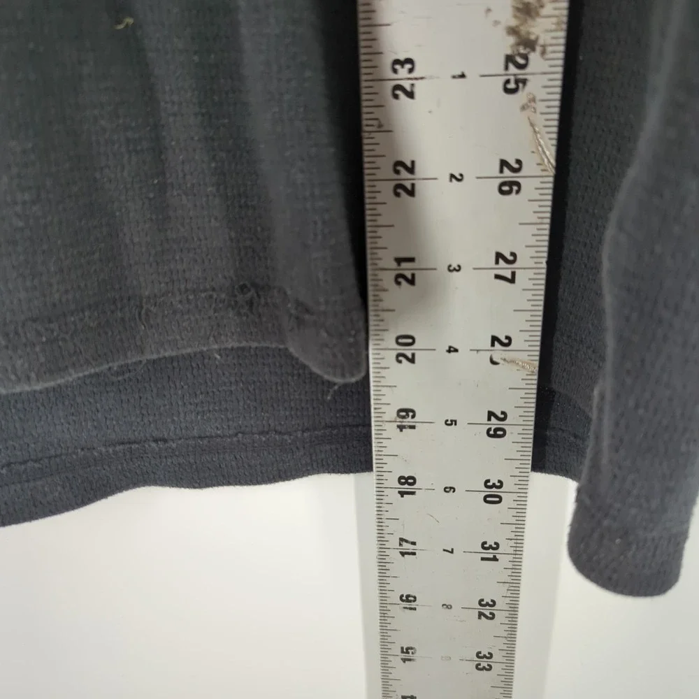 Polo Ralph Lauren Black Knit Thermal Sleepwear Shirt Mens XL Preppy PJ Sleep Top